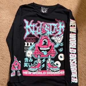 Killstar New World Disorder Long sleeve tee size L